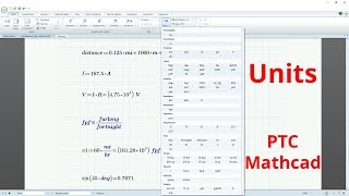 Mathcad Prime Tutorial  Units Demonstration [upl. by Smoot]