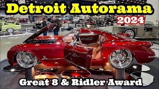 DETROIT AUTORAMA 2024  Over 2 hours of Amazing Hot Rods Customs Lowriders amp Motorcycles  Part 1 [upl. by Anette]