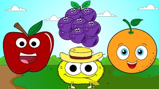 Fruit Song 5  Sing and Learn Fruit Names For Kids [upl. by Carr]