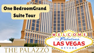 The Palazzo at The Venetian Resort  Grand One bedroom Suite Tour [upl. by Toma]