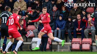 Match Highlights Cheltenham Town 23 Derby County  Presented by Seymour John [upl. by Nehgem]