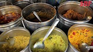 Hyderabad famous Anuradha aunty serves unlimited non veg meal street food food foodie video [upl. by Notsirb905]