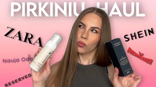 MERGAITIŠKAS VIDEO  pirkiniai SHEIN NEW YORKER ZARA RESERVED NAUJA ODA🌷💕 [upl. by Anderer]