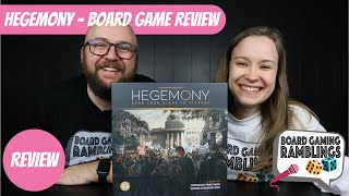 Hegemony Board Game Review [upl. by Ingrim219]