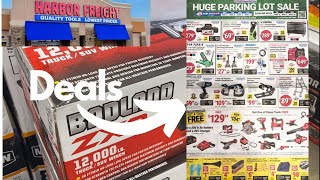 Harbor Freight Parking Lot Sale Deals [upl. by Jefferson716]