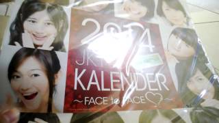 JKT48 Calendar Senbatsu 2014 Unboxing and Preview [upl. by Ades]