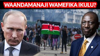 LEO WAANDAMANAJI WALIFIKA IKULU KENYA RUTO HAJALI KAWAPELEKEA JESHI [upl. by Alyos]