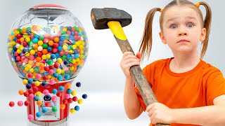 Ivan got inside the Gumball Machine  more Fun Kids Videos [upl. by Venator]