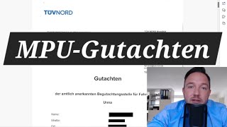 MPU  Ich zeige euch ein ganzes Gutachten [upl. by Nidnal]