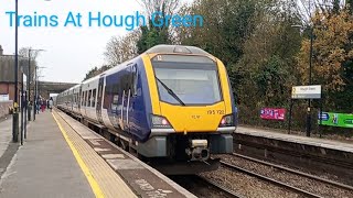 Trains At Hough Green Liverpool To Manchester Via Warrington Central Line [upl. by Delainey963]