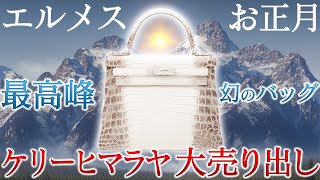 エルメス新春福袋セール！幻の最高峰バッグ『ケリー ヒマラヤ』を1点限りの衝撃プライスでご紹介！【ブランドバンク上野店】 [upl. by Frodina]