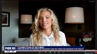 AnnaLynne McCord talks about her new film Condition of Return on Fox 10 [upl. by Jane]