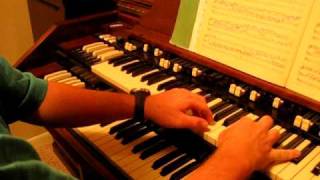 JS Bach St Anne Fugue on Hammond RT3 with leslie 122 and 147 stereo [upl. by Bartley537]