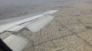 Landing at Tehran Mehrabad in an Iran Aseman Airlines B727 [upl. by Fem]