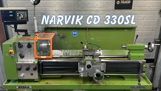 Narvik CD 330SL Harrison M300 Mitutoyo Lathe Svarv Drehmaschine Tour Tornio Tokarka [upl. by Amalee409]