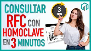 ✅ Consulta tu RFC con HOMOCLAVE en menos de 3 minutos  SAT [upl. by Ylluz77]