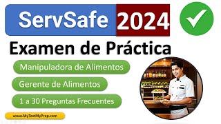 Examen de Práctica de ServSafe 2024 de Gerente y Manipulador de Alimentos [upl. by Tychon962]