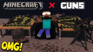 I Bought Guns In Minecraft Survival 💀 [upl. by Egiaf]