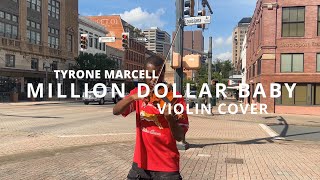 MILLION DOLLAR BABY  Tommy Richman Violin Cover  Tyrone Marcell [upl. by Elyk]