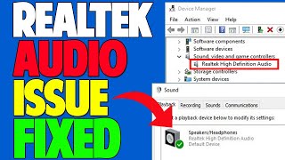 Fix Realtek HD Audio Manager Missing from Windows 10 [upl. by Ardnassela]