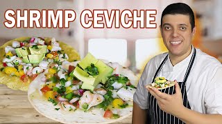 Delicious Shrimp Ceviche Recipe That Will Make You Want More [upl. by Adnohsat]