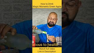 How to drink Magic Moments green apple nilgirikashyap vodka review [upl. by Felicidad300]