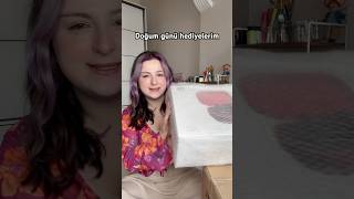 Doğum günü hediyelerimi açıyoruz 😍 shortvideo trending hediye youtubecreatorcommunity [upl. by Anneliese]