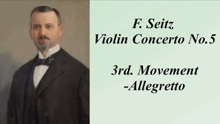 Seitz Concerto No5 Op22 3rd Movement in DMajor [upl. by Nagam474]