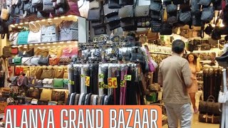 ALANYA GRAND BAZAAR  ALANYA FAKE MARKET  ANTALYA TURKEY TRAVEL  ALANYA SHOPPİNG 4K [upl. by Atinaujnas]