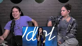 Its different Level singers Waleska amp Efra react to Indian Idol auditions [upl. by Kosse]