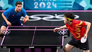 China win gold vs Sweden in table tennis Ma Long Wang Chuqin vs Moregard Kallberg Paris Olympics [upl. by Smeaj]