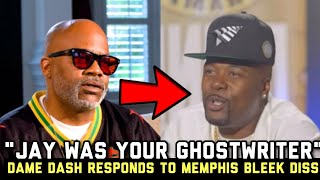 Dame Dash Responds To Memphis Bleek Dissing Him In Recent Drink Champs Interview [upl. by Ahsrav]