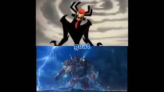 Aku samurai jack vs crimson typhoon Pacific rim [upl. by Ahsal]