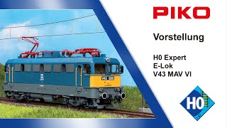 PIKO V115 H0 Expert ELok BR V43 MAV 51430ff [upl. by Laup]