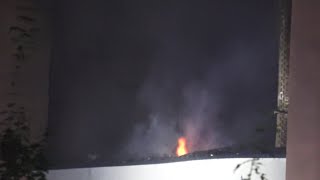 Großbrand Dreifachturnhalle BertoltBrechtGesamtschule in BonnTannenbusch am 220821  OTon [upl. by Bolton]