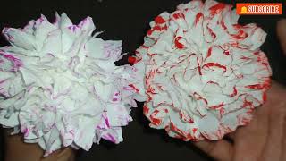 tissuenapkin paper flowerdiydiycraft trending diy diycrafts [upl. by Enelrihs]