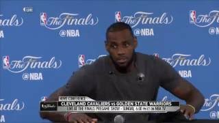 LeBron James Interview 2  June 18 NBA 2016 Finals Media Day  Cavaliers vs Warriors Game 7 [upl. by Londoner590]