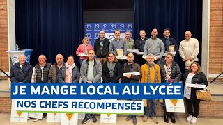 Je mange local au lycée  nos chefs félicités et récompensés [upl. by Korwin]