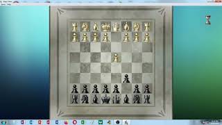 Chess Titans level 6 using both black and white vs computer Windows 7 silent video [upl. by Cul589]