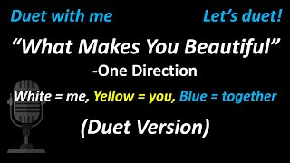 One Direction  What Makes You Beautiful Duet Version  Cover [upl. by Enitsuj845]