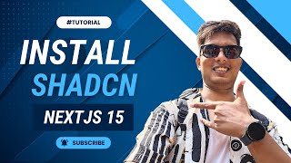 Install ShadCn in NextJS 15  React 19 [upl. by Erialc256]