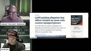 LAPD News Cheating Scandal wSgt Marlon Marrache  LAPD Ret [upl. by Avika5]