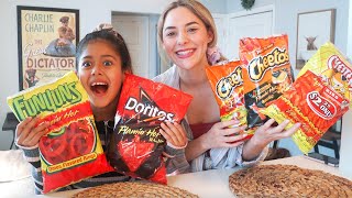 FLAMIN HOT CHIPS MUKBANG Hot Cheetos Doritos Funyons amp MORE [upl. by Ilan]