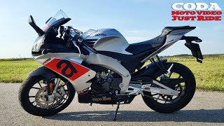 Aprilia RS4 125 vmax Aprilia RS4 125 acceleration max speed top speed [upl. by Mariandi382]