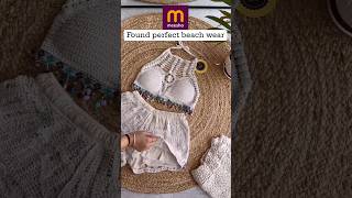 beach wear haul beach wear haul meeshobeach beachwear outfit goals fashion meesho shorts 1k [upl. by Marilla]