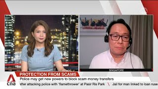 OCBCs head of antifraud Beaver Chua on banks working with police to combat scams [upl. by Egreog314]