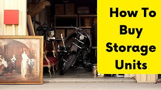 HOW TO BUY STORAGE UNITS LIKE ON STORAGE WARS Learning To Purchase Abandoned Storage Lockers Online [upl. by Mackler]