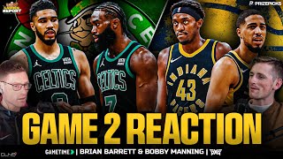 Celtics vs Pacers Game 2 Reaction and Breakdown  Garden Report [upl. by Jordans]