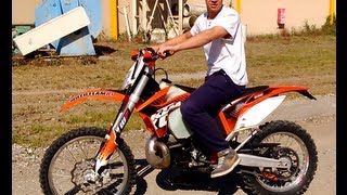 KTM 250 exc 2012  Test Drive [upl. by Ithaman]