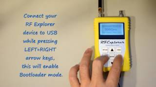 Upgrade RF Explorer firmware from your MacOS X computer [upl. by Heiskell]